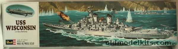 Revell 1/535 BB-64 USS Wisconsin, H352 plastic model kit